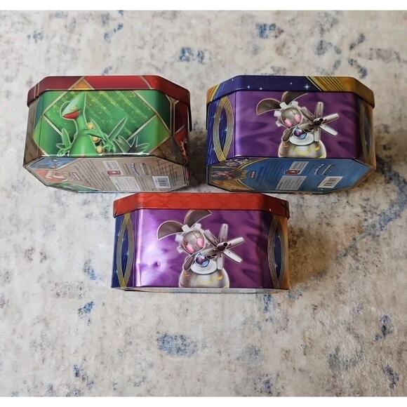 Lot of Three Pokemon Empty Tins Blaziken Pikachu Yveltal - Picture 4 of 7